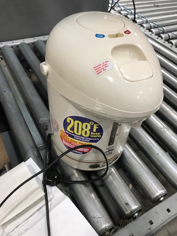 Photo 2 of Zojirushi CW-PZC22FC Micom Super Boiler 2.2L, Floral, 2.2 L
