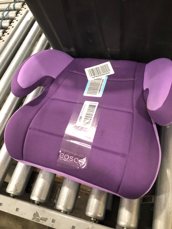 Photo 1 of Cosco Topside Booster Car Seat - Easy to Move, Lightweight Design (Grape), 1 Count (Pack of 1)
