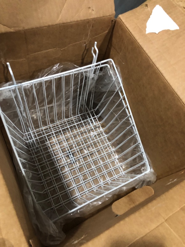 Photo 1 of 12.5" x 12 Angled Wire Baskets 6 Pack