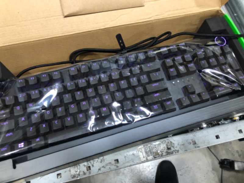 Photo 4 of Razer RZ0303930200 Huntsman V2 Optical Gaming Keyboard (Clicky Purple Switch)
