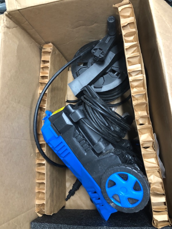 Photo 2 of ***PARTS ONLY*** WHOLESUN 3000PSI Electric Pressure Washer 2.4GPM Power Washer 1600W High Pressure Cleaner Machine with 4 Nozzles Foam Cannon for Cars, Homes, Driveways, Patios (Blue)