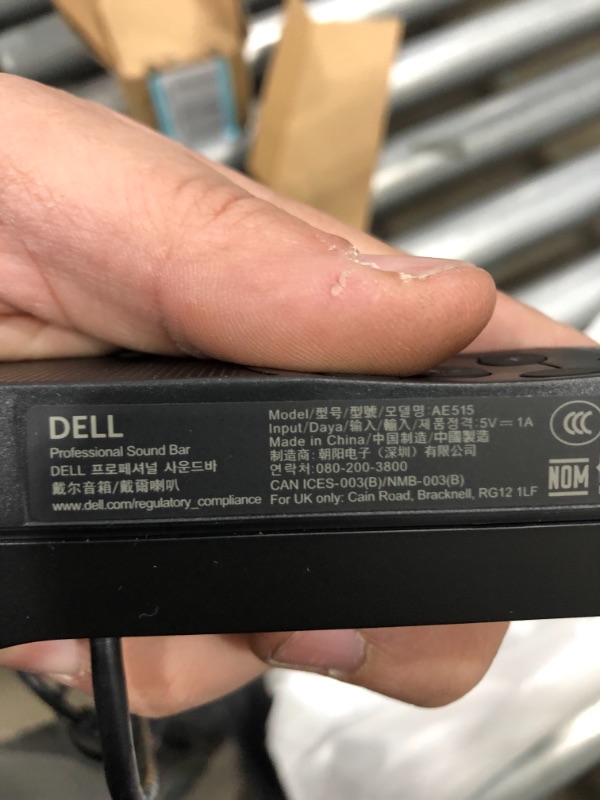 Photo 4 of missing power cable 
Dell Pro Stereo Soundbar - AE515M