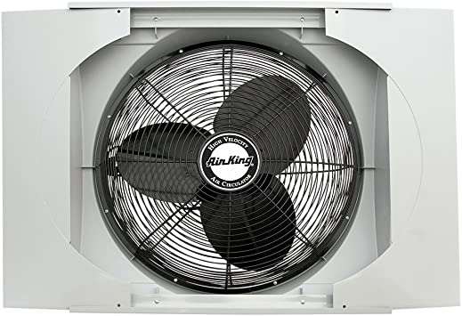 Photo 1 of Air King 9166F 20" Whole House Window Fan , Gray
