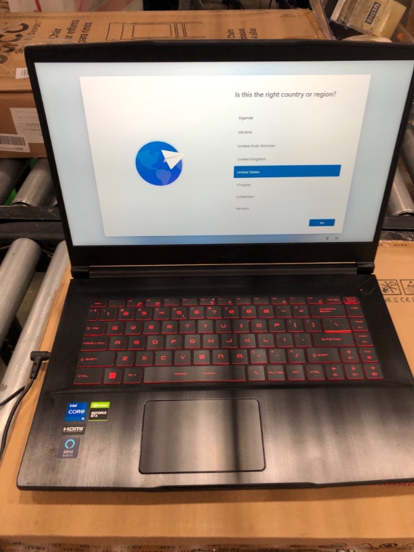 Photo 8 of MSI GV15 15.6" 144Hz Gaming Laptop: Intel Core i5-11400H GTX 1650 8GB 256GB NVMe SSD, Wi-Fi 6, USB Type-C, Nahimic 3 Audio Immersion, Win 11: Black 11SC-633
