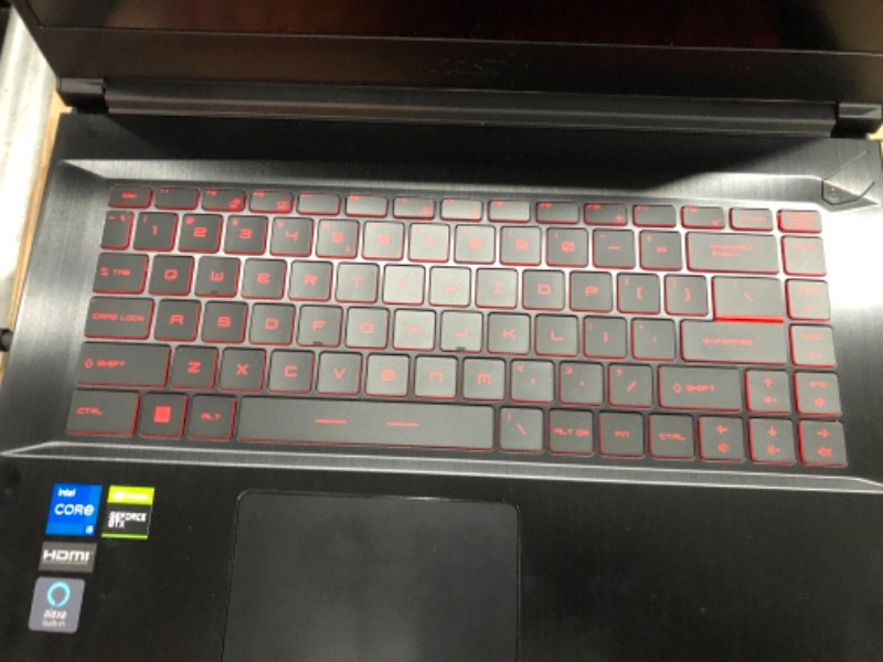 Photo 1 of MSI GV15 15.6" 144Hz Gaming Laptop: Intel Core i5-11400H GTX 1650 8GB 256GB NVMe SSD, Wi-Fi 6, USB Type-C, Nahimic 3 Audio Immersion, Win 11: Black 11SC-633
