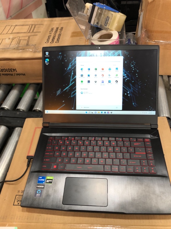 Photo 12 of MSI GV15 15.6" 144Hz Gaming Laptop: Intel Core i5-11400H GTX 1650 8GB 256GB NVMe SSD, Wi-Fi 6, USB Type-C, Nahimic 3 Audio Immersion, Win 11: Black 11SC-633
