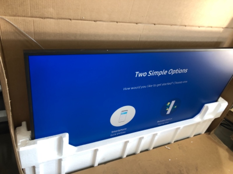 Photo 1 of SAMSUNG 55-Inch Class QLED 4K LS03B Series The Frame Quantum HDR, Art Mode, Anti-Reflection Matte Display Screen, Slim Fit Wall Mount Included, Smart TV with Alexa Built-In (QN55LS03BAFXZA,2022 Model)

