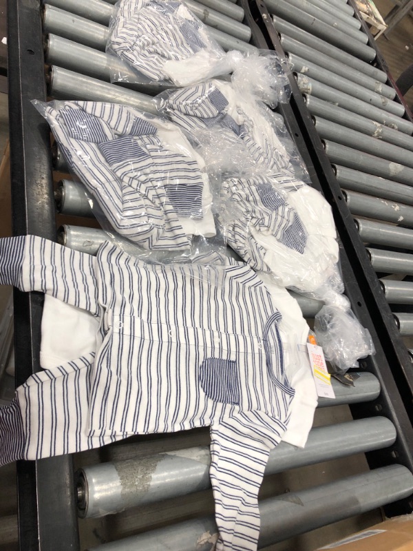 Photo 1 of **SET OF 5** Baby Boys' 3pc Dino Cardigan Set - Just One You® Made by Carter's White/Blue SIZE 6M
