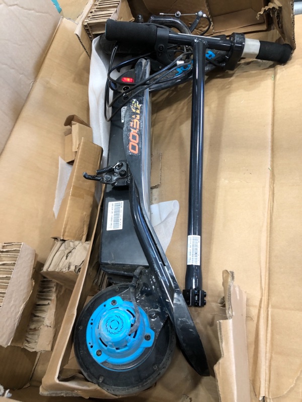 Photo 2 of **MINOR DAMAGE* NON FUNCTIONAL* Razor Power Core E100 Kids Motorized Electric Powered Kick Start Scooter, Blue