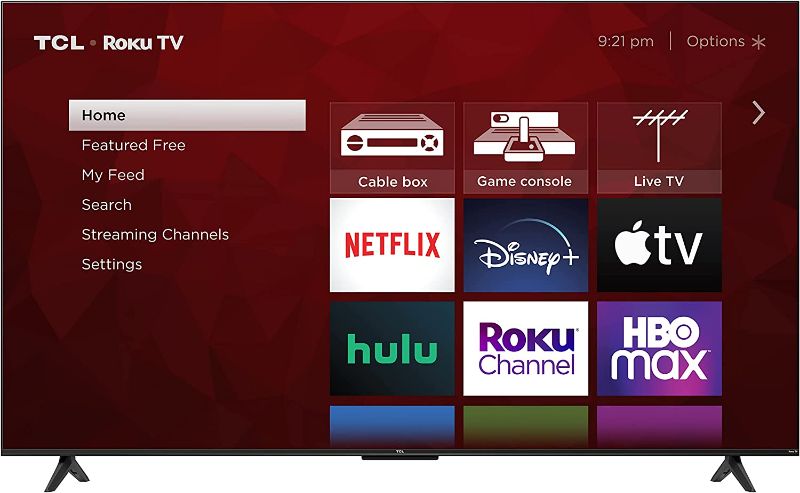 Photo 1 of TCL 43" Class 4-Series 4K UHD HDR Smart Roku TV – 43S455
