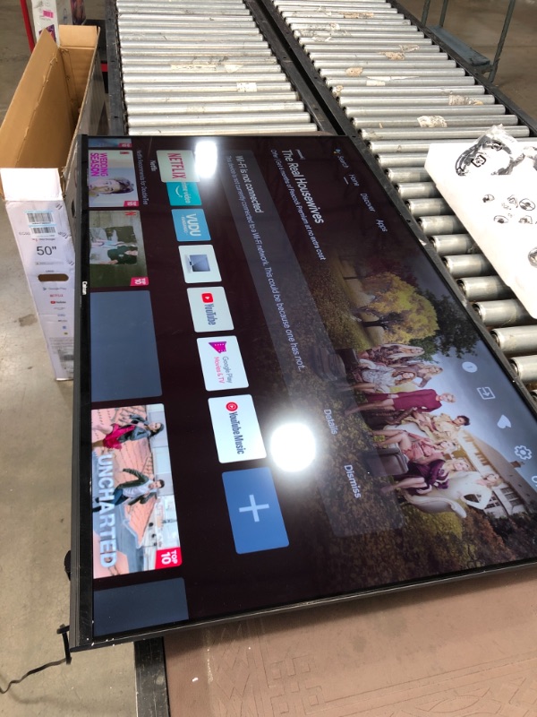 Photo 1 of Caixun EC50S1UA, 50 inch 4K UHD HDR LED Smart Android TV with Google Assistant (Voice Control), Screen Share, HDMI, USB, Wi-Fi, Bluetooth(2021 Model)
