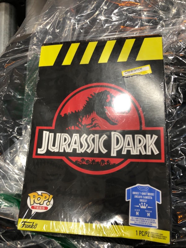 Photo 1 of Funko Pop Tees Boxed Jurassic Park Limited Edition Size Medium T-Shirt SIZE MEDIUM 
