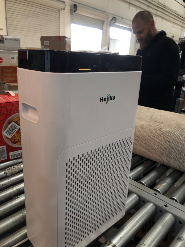 Photo 2 of Hejiko Air Purifiers for Home Large Room,1200 sq ft, 5 Stage Filtration System, H13 True HEPA with Washable Filter, Remove 99.97% Allergens, Dust, Pet Hair, Pollen, Smoke, Air Quality Sensor, 20dB
