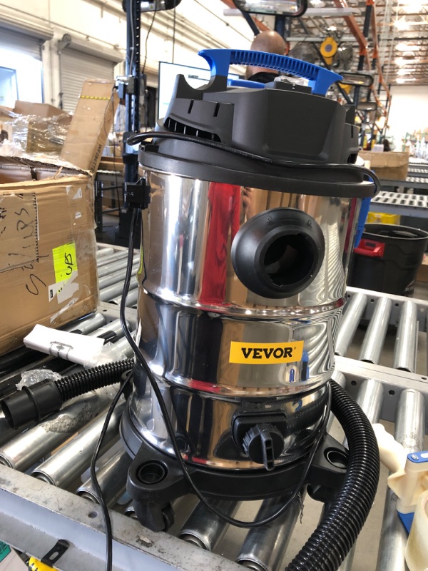 Photo 2 of VEVOR Wet/Dry Vacuum, 13.5 Gallon Capacity, HEPA Filtration Automatic Dust Shaking, 1200 W Powerful Motor Dust Collector, Heavy-Duty Shop Vacuum with Attachments, ETL Listed
