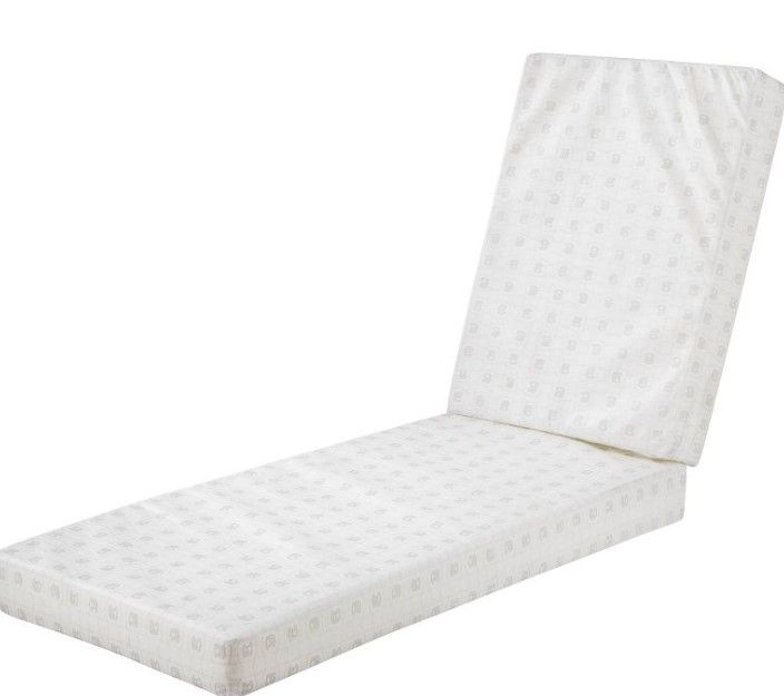 Photo 1 of 74" x 23" x 3" Water-Resistant Patio Chaise Lounge Cushion Foam - Classic Accessories

