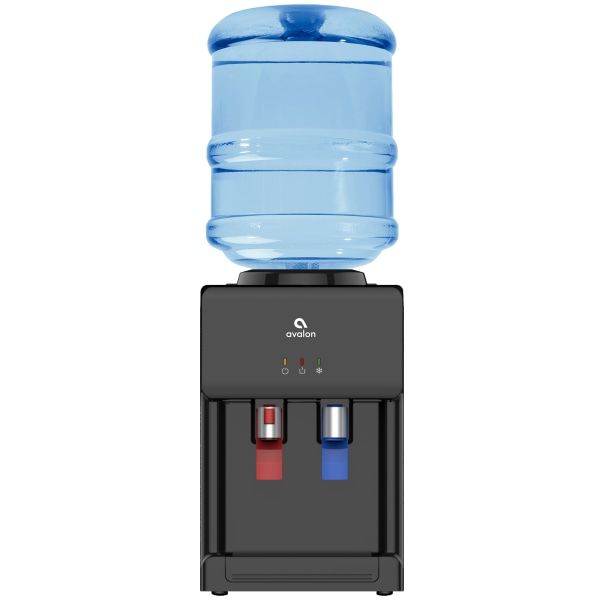 Photo 1 of Avalon Premium Hot/Cold Top Loading Countertop Water Cooler Dispenser with Child Safety Lock. UL/Energy Star Approved- Black
