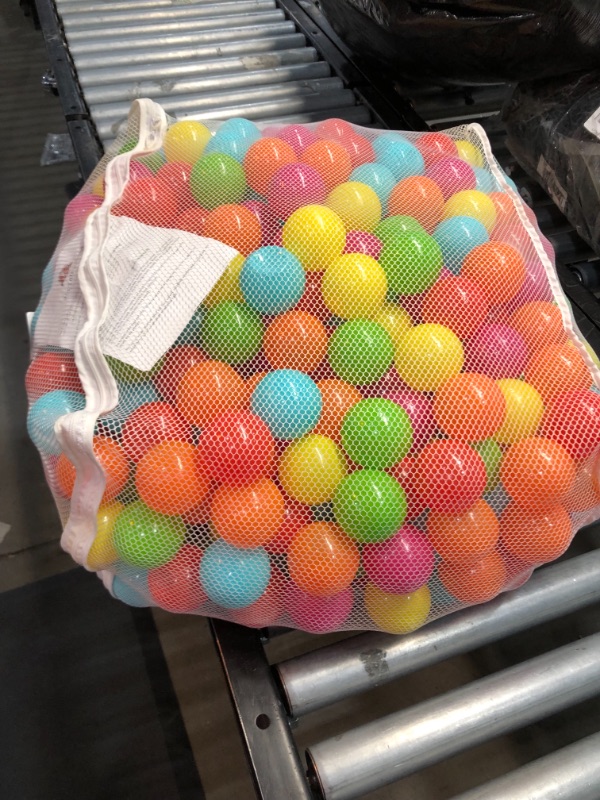 Photo 1 of BalanceFrom 2.3-Inch Phthalate Free BPA Free Non-Toxic Crush Proof Play Balls Pit Balls- 6 Bright Colors in Reusable and Durable Storage Mesh Bag with Zipper

