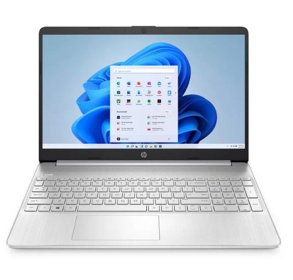 Photo 1 of HP 15.6" Touchscreen Laptop with Windows Home in S mode - AMD Ryzen 3 Processor - 4GB RAM Memory - 256GB SSD Storage - Silver (15-ef1041nr)

