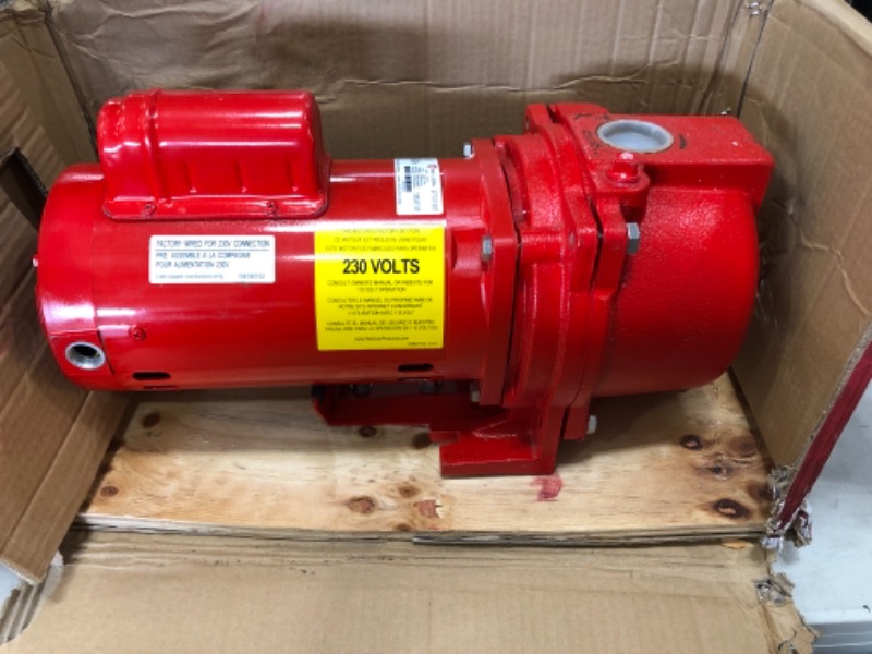 Photo 2 of **RUST WARE** Red Lion SPRK150 1.5 Horsepower 71 GPM Cast Iron Lawn Irrigation Sprinkler Pump
