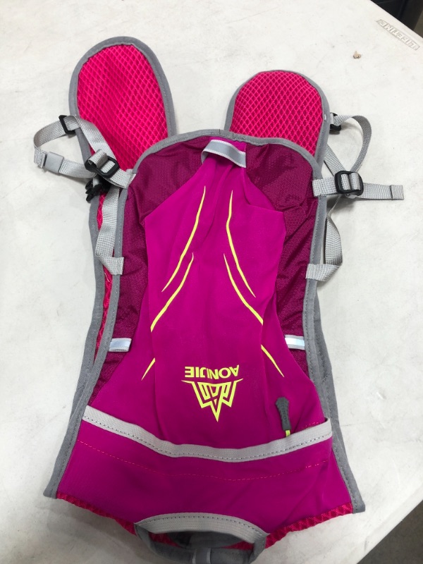 Photo 3 of AONIJIE Running Hydration Vest Backpack for Women and Men Lightweight Trail Running Backpack 5.5L Rose Red NO SIZE LISTEN ON PRODUCT
