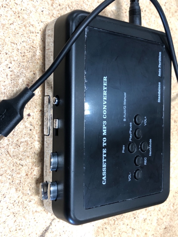 Photo 2 of **MISSING HEADOHONES** DIGITNOW Cassette Player, Portable USB Cassette to MP3 Converter, Walkman Audio Music Cassette Tape to Digital Converter Player with Earphones, No PC Required
