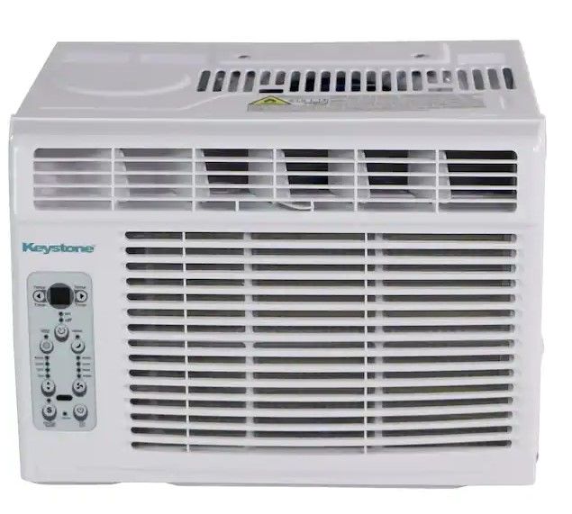 Photo 1 of (see notes about functionality)
Keystone Energy Star 12,000 BTU Window-Mounted Air Conditioner with Follow Me LCD Remote Control in White, KSTAW12CE
