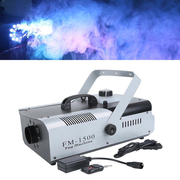 Photo 1 of TCMT 1500W Fog Machine w/ 9 LED RGB 3IN1 Fogger Smoke Maker with Wireless Remote Controller
