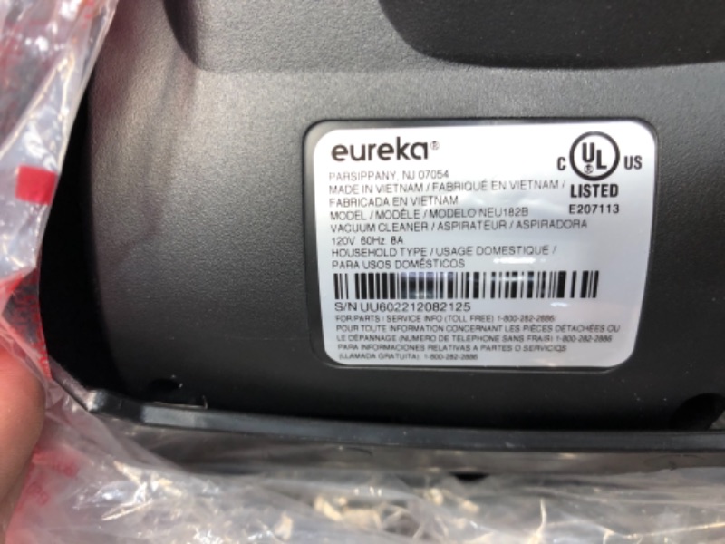 Photo 5 of eureka NEU182A PowerSpeed Bagless Upright Vacuum Cleaner, Lite, Blue
