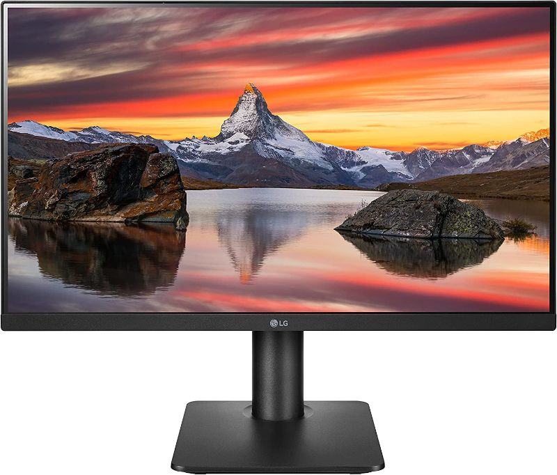 Photo 1 of LG 24MP450-B Monitor 24" Full HD (1920 x 1080) IPS Display, 3-Side Virtually Borderless Design, AMD FreeSync, 5ms GtG Response Time, Reader Mode, OnScreen Control with Screen Split
