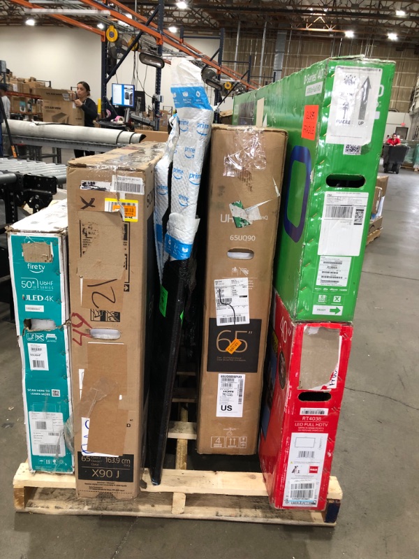 Photo 4 of (NOT REFUNDABLE/NO RETURNS!!) PALLET OF BROKEN TV'S, 8 TVS
**BROKEN SCREENS, UNFUNCTIONING, MISSING ACCESSORIES/CABLES**