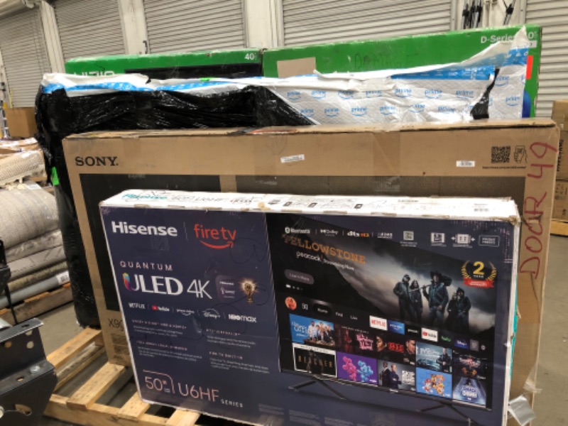 Photo 5 of (NOT REFUNDABLE/NO RETURNS!!) PALLET OF BROKEN TV'S, 8 TVS
**BROKEN SCREENS, UNFUNCTIONING, MISSING ACCESSORIES/CABLES**