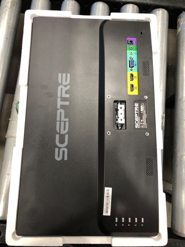 Photo 3 of Sceptre E209W-16003R 20 Inch 75Hz Ultra Thin LED Monitor 2x HDMI VGA Build-in Speakers, Metal Black 2018