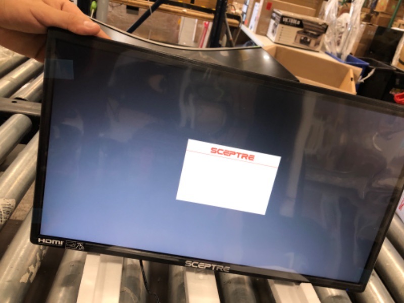 Photo 1 of Sceptre E209W-16003R 20 Inch 75Hz Ultra Thin LED Monitor 2x HDMI VGA Build-in Speakers, Metal Black 2018