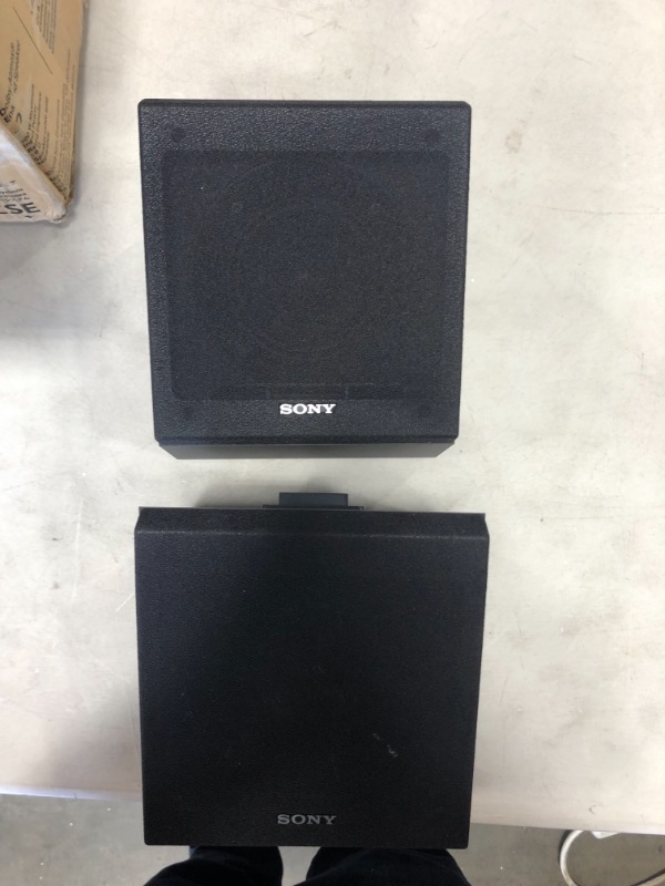 Photo 2 of Sony Dolby Atmos Enabled Speakers (SS-CSE)
**SPEAKERS ONLY NO POWER CORDS OR CORDS INCLUDED**