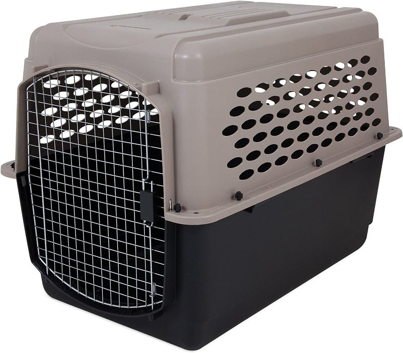 Photo 1 of (CRACKED CORNER**Petmate® Vari Kennel Taupe/Black Color 70-90 Lbs