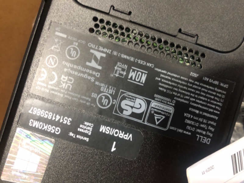 Photo 13 of (FACTORY PACKAGE OPENED FOR INSPECTION; INLET MAY BE DAMAGED, SEE PIC*****Dell OptiPlex 7000 7090 Ultra Desktop Computer - Intel Core i5 11th Gen i5-1145G7 Quad-core (4 Core) - 16 GB RAM DDR4 SDRAM - 256 GB M.2 PCI Express NVMe SSD - Mountable
