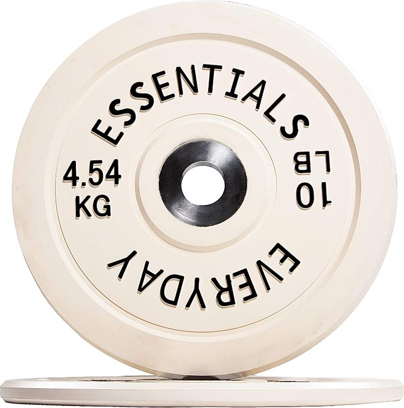 Photo 1 of 
BalanceFrom Everyday Essentials Color Coded Olympic Bumper Plate Weight Plate with Steel Hub, Pairs or Sets