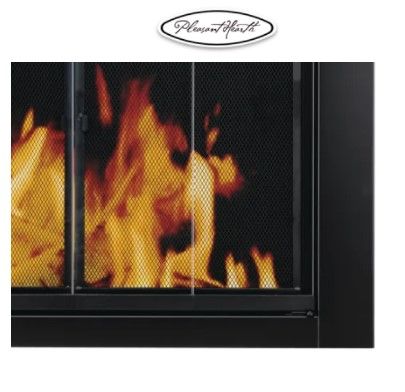 Photo 1 of 
Pleasant Hearth Ascot Fireplace Screen and Bi-Fold Track-Free Glass Doors, small 37.5"x30"