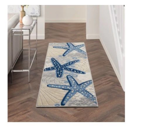 Photo 1 of 2' X 6' BLUE/GREY RUNNER RUG
Aloha Collection by Nourison
SKU: ALH24-BLGRY-2'x6'