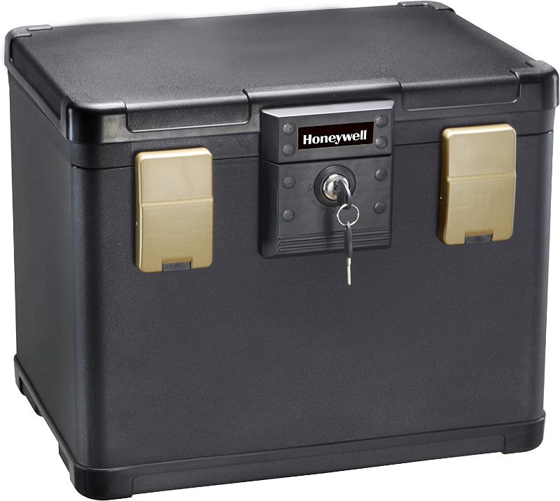 Photo 1 of 
Honeywell Safes & Door Locks 30 Minute Fire Safe Waterproof Filing Safe Box Chest (fits Letter and A4 Files), Medium, 1106