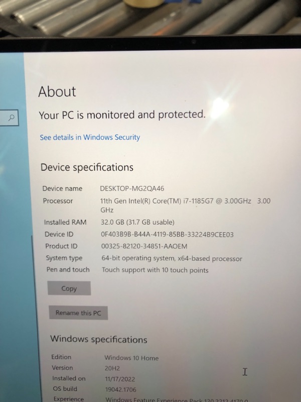 Photo 1 of Dell XPS 13 9310 Thin and Light Touchscreen Laptop, 13.4 inch OLED Display - Intel Core i7-1195G7, 32GB LPDDR4x RAM, 2TB SSD, Intel Iris Xe Graphics