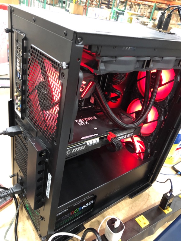 Photo 1 of MSI (Micro Star) AERS12TG285 Aegis Core i7 1TB SSD Windows 11 Home Gaming Desktop Computer44 Black
