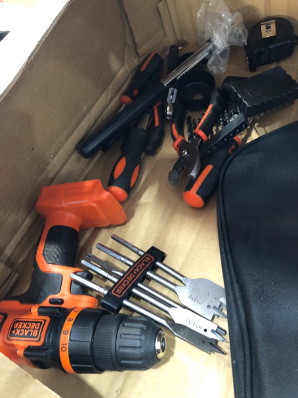 Photo 1 of 20-Volt MAX Lithium-Ion Cordless Drill and Project Kit with Battery 1.5Ah, Charger and Kit Bag