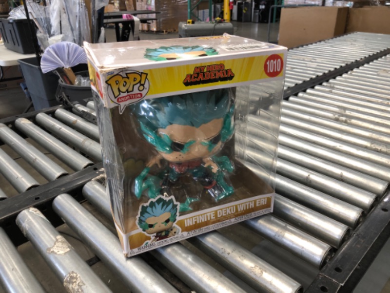 Photo 2 of **damaged box**
POP Animation: MHA- 10" Infinite Deku