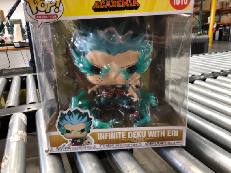 Photo 3 of **damaged box**
POP Animation: MHA- 10" Infinite Deku