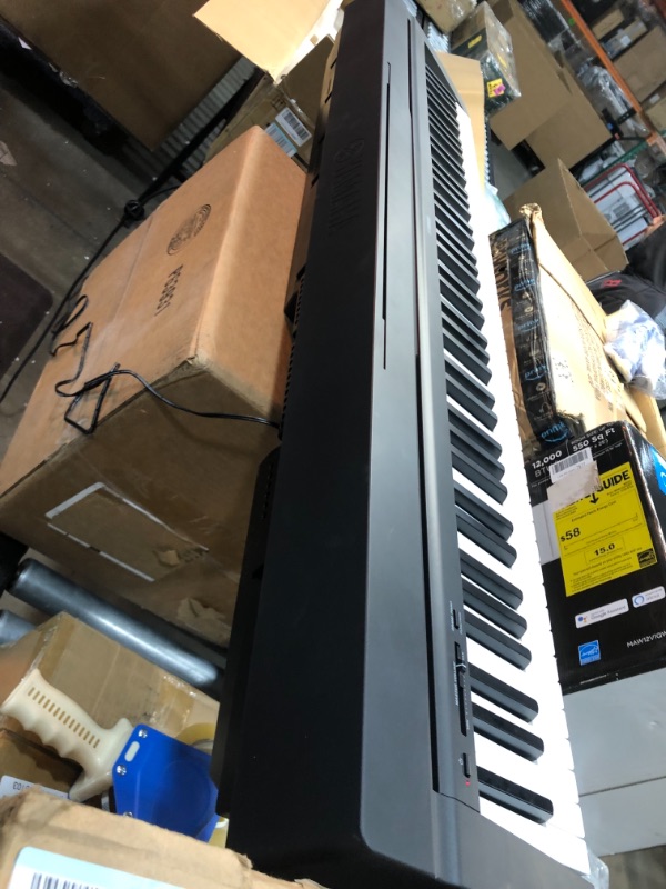 Photo 2 of Yamaha P71 88-Key Weighted Action Digital Piano with Sustain Pedal and Power Supply