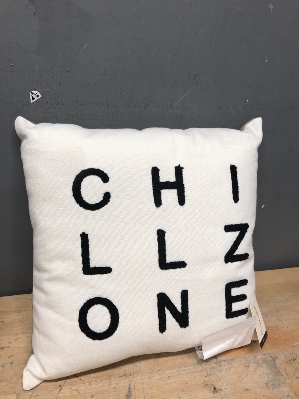 Photo 1 of 14" x 14" Decorative Pillow CHI LLZ ONE