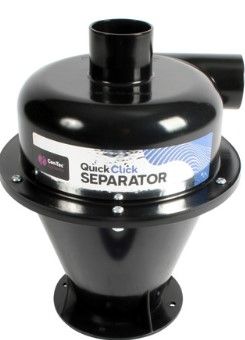 Photo 1 of Quick Click Dust Collection Separator, Black
