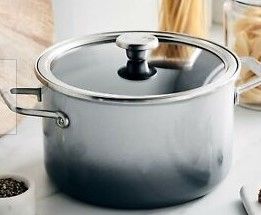 Photo 1 of Merten & Storck European Crafted Steel Core Enameled 6.3QT Stock Pot and Lid
