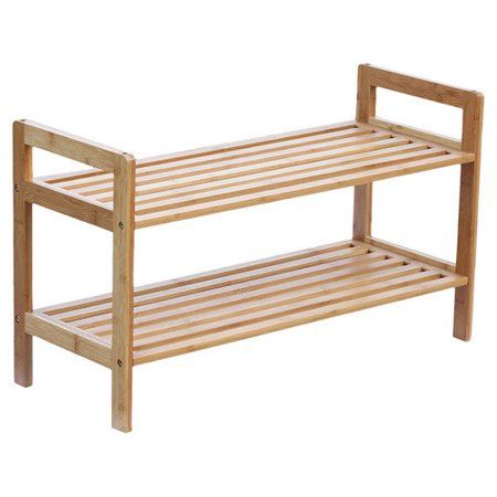 Photo 1 of Oceanstar 2-Tier Bamboo Shoe Rack
